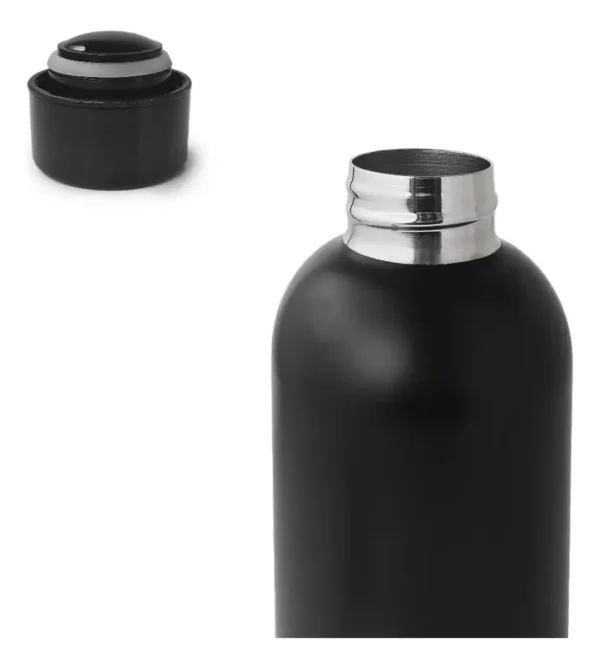 01247OTT0011-2 BOTELLA TERMICA DEPORTIVA - AC. INOX 550 ML - NEGRO