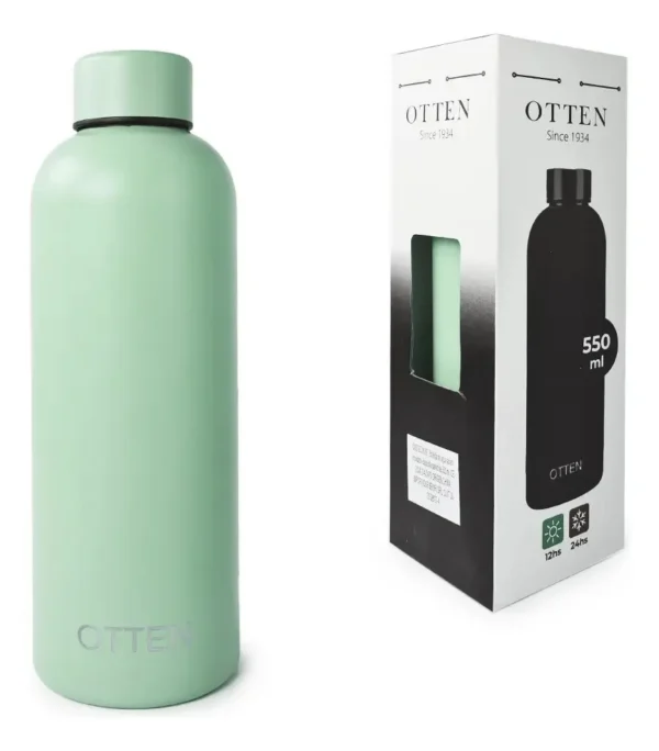 01247OTT0015-3 BOTELLA TERMICA DEPORTIVA - AC. INOX 550 ML - VERDE