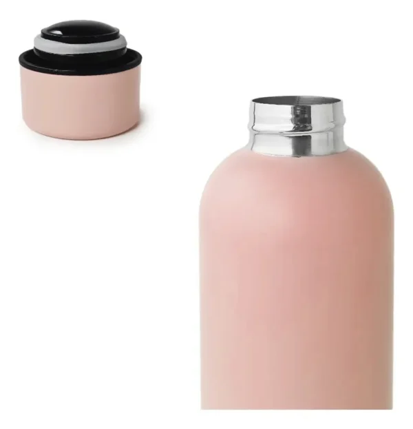 01247OTT0015-5 BOTELLA TERMICA DEPORTIVA - AC. INOX 550 ML - BEIGE