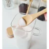 FRASCO HERMETICO CUADRADO CON TAPA CUCHARA BAMBU 1.35 ML