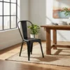 SILLA HIERRO TIPO INDUSTRIAL C/RESPALDO