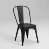 SILLA HIERRO TIPO INDUSTRIAL C/RESPALDO