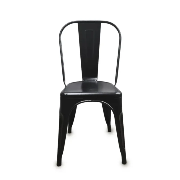SILLA HIERRO TIPO INDUSTRIAL C/RESPALDO
