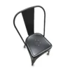SILLA HIERRO TIPO INDUSTRIAL C/RESPALDO