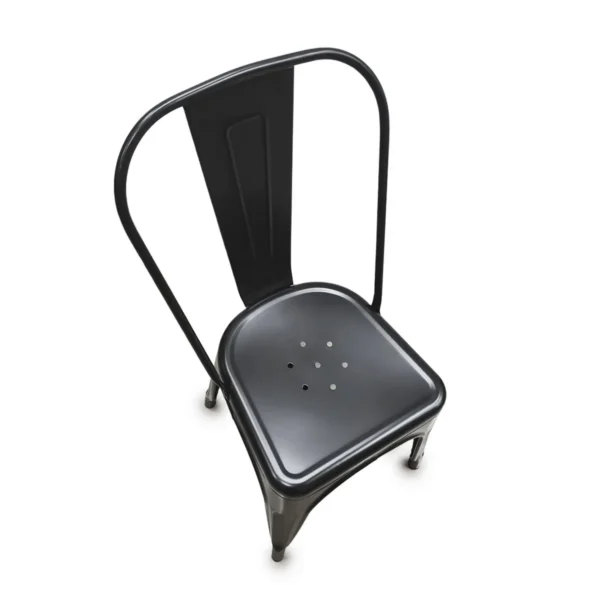 SILLA HIERRO TIPO INDUSTRIAL C/RESPALDO