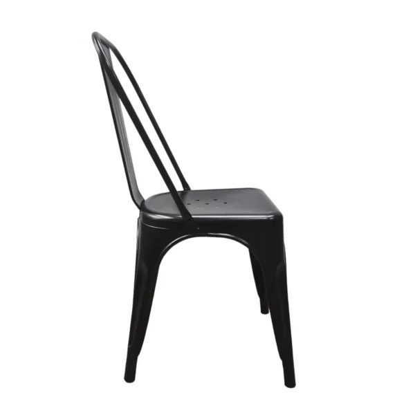 SILLA HIERRO TIPO INDUSTRIAL C/RESPALDO