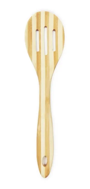 CUCHARA PERFORADA SERVIR DE BAMBU 28 CM