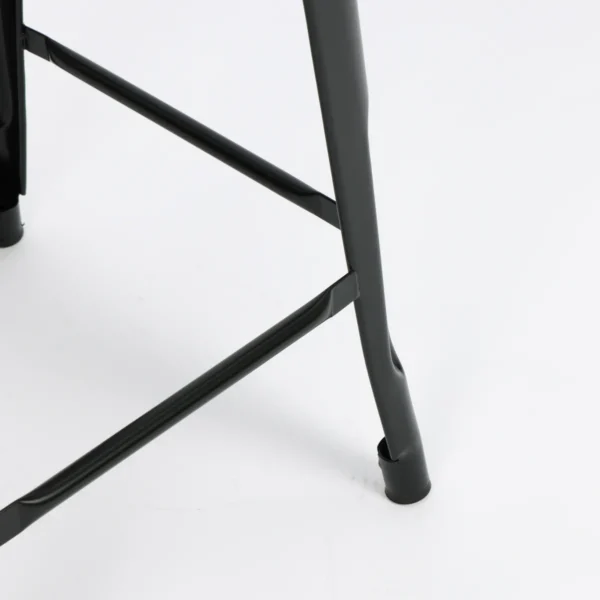 BANQUETA ALTA DE HIERRO TIPO INDUSTRIAL 75 CM