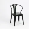 TF505-49 (3) SILLA HIERRO COMEDOR CON REPOSABRAZOS