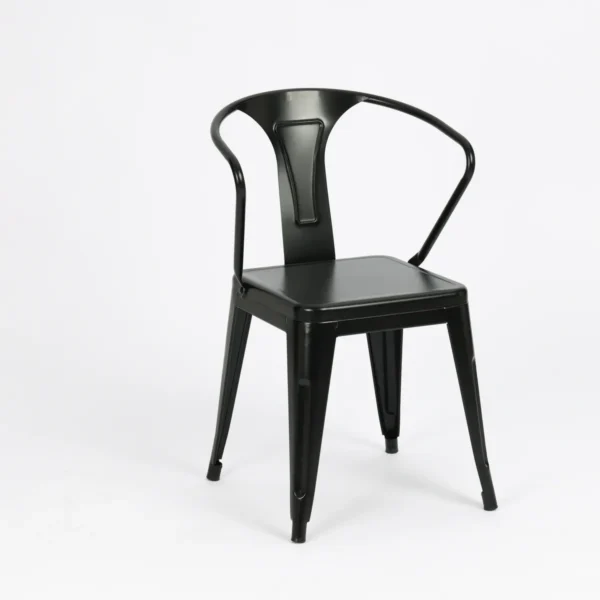 TF505-49 (3) SILLA HIERRO COMEDOR CON REPOSABRAZOS