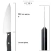 01014DUN147-1 CUCHILLO OTTEN COOK CHEF 8"