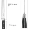 01014DUN5167-1 DUNIA-OTTEN CUCHILLO DE PAN 8" FORJADO D414-D