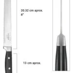 01014DUN5167-1 DUNIA-OTTEN CUCHILLO DE PAN 8" FORJADO D414-D
