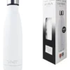 BOTELLA DE AGUA - AC. INOX 500 ML - DOBLE PARED DE ACERO - BLANCO