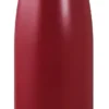 BOTELLA DE AGUA - AC. INOX 500 ML - DOBLE PARED DE ACERO - ROJO