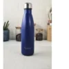 BOTELLA DE AGUA - AC. INOX 500 ML - DOBLE PARED DE ACERO - AZUL