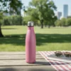 BOTELLA DE AGUA - AC. INOX 500 ML - DOBLE PARED DE ACERO - ROSA