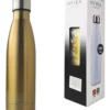BOTELLA DE AGUA - AC. INOX 500 ML - DOBLE PARED DE ACERO - DORADA