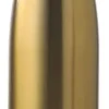 BOTELLA DE AGUA - AC. INOX 500 ML - DOBLE PARED DE ACERO - DORADA