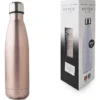 BOTELLA DE AGUA - AC. INOX 500 ML - DOBLE PARED DE ACERO - ROSA METALIZADO