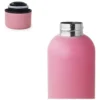 BOTELLA DE AGUA - AC. INOX 550 ML - DOBLE PARED DE ACERO - ROSA