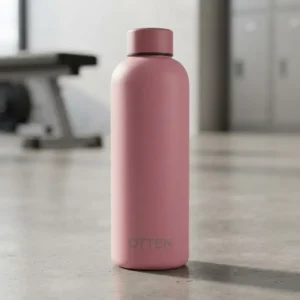 01247OTT0014 BOTELLA DE AGUA - AC. INOX 550 ML - DOBLE PARED DE ACERO - ROSA