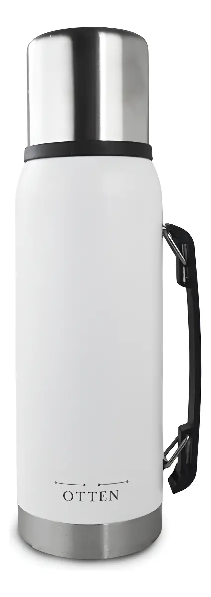 01247OTT0017-1 TERMO - AC.INOX 1 L - DOBLE PARED DE ACERO - BLANCO