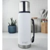 01247OTT0017 TERMO - AC.INOX 1 L - DOBLE PARED DE ACERO - BLANCO