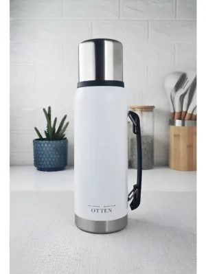 01247OTT0017 TERMO - AC.INOX 1 L - DOBLE PARED DE ACERO - BLANCO