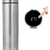 BOTELLA DE AGUA - AC INOX 500 ML - DOBLE PARED DE ACERO. TAPA CON SENSOR INTELIGENETE DE TEMPERATURA - PLATEADO