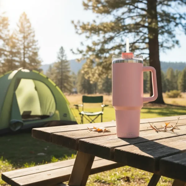 VASO TERMICO 1.200 ML ROSA VIEJO