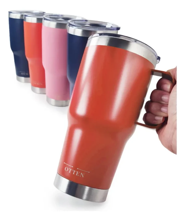VASO TERMICO 800 ML NARANJA