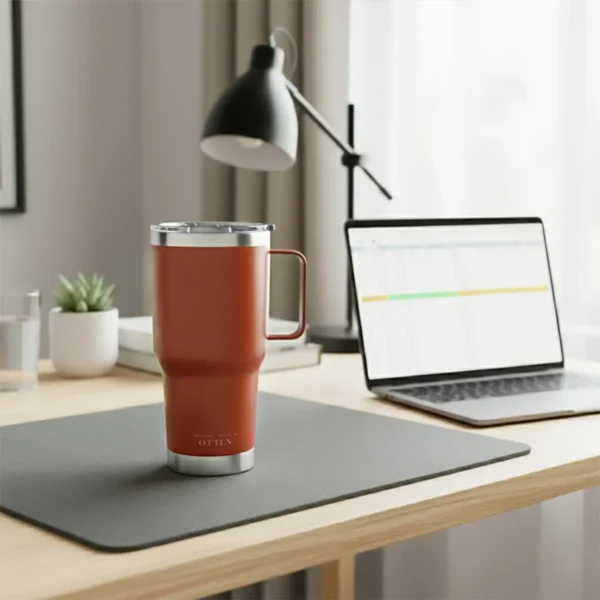 VASO TERMICO 800 ML NARANJA