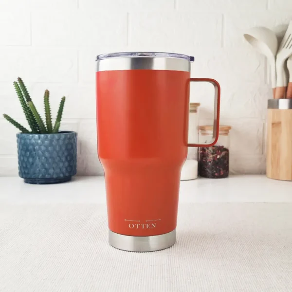 VASO TERMICO 800 ML NARANJA