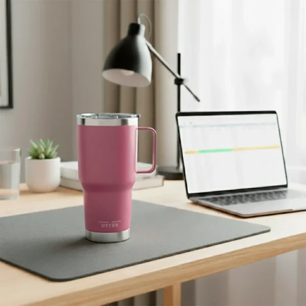 VASO TERMICO 800 ML ROSA