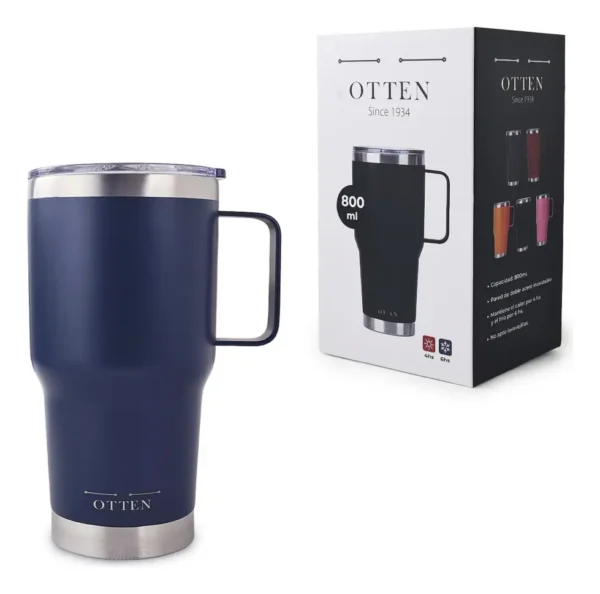 VASO TERMICO 800 ML AZUL