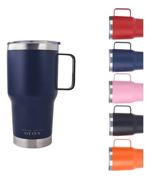 VASO TERMICO 800 ML AZUL