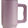 VASO TERMICO C/SOBETE 700 ML ROSA CLARO