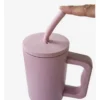 VASO TERMICO C/SOBETE 700 ML ROSA CLARO
