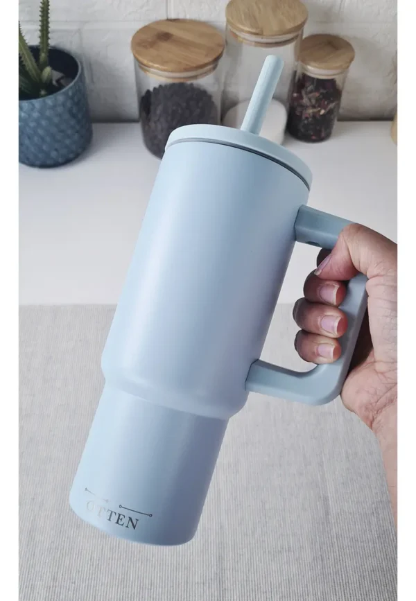 VASO TERMICO C/SOBETE 700 ML CELESTE