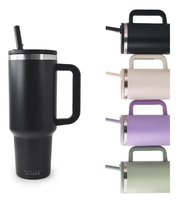 VASO TERMICO 1.000 ML NEGRO