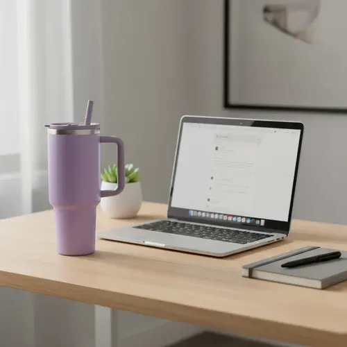 VASO TERMICO 1.200 ML  LILA