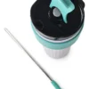 VASO TERMICO C/SORBETE LILA/TURQUESA 860ML-