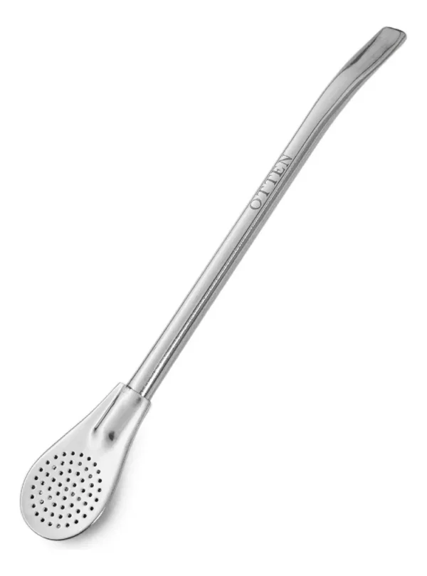 BOMBILLA PLANA DE ACEROM INOX 19CM - OTTEN -