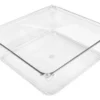 Organizador Cuadrado Contenedor Acrilico Para Heladera 15 Cm Transparente