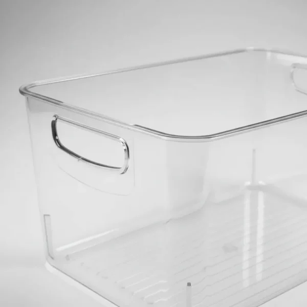 02014DUN012-3 Organizador Cajon Acrilico Contenedor Para Heladera 25 Cm