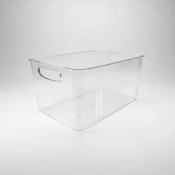 02014DUN012-4 Organizador Cajon Acrilico Contenedor Para Heladera 25 Cm