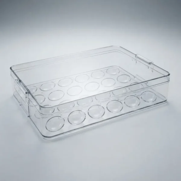 Organizador Acrilico Heladera Porta Huevos Huevera 24 Huevos