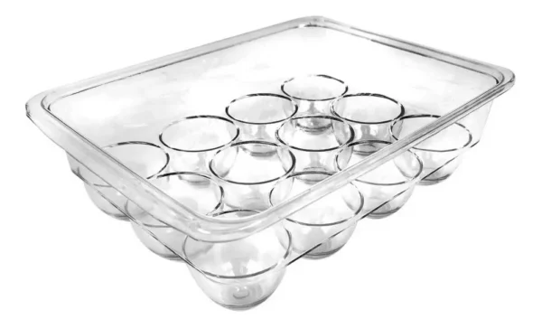 Organizador Heladera Porta Huevos Huevera Acrilico 12 Huevos