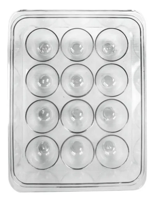 Organizador Heladera Porta Huevos Huevera Acrilico 12 Huevos